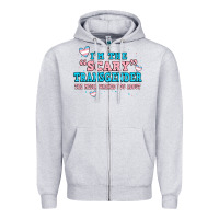 Heather Grey im scary transgender the media warned you about Zipper Hoodie - JahusDesignShop