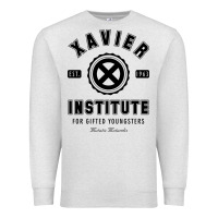 Oatmeal Heather xavier institute Premium Sweatshirt - linhVisuals