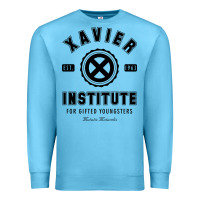 Ocean Blue xavier institute Premium Sweatshirt - linhVisuals