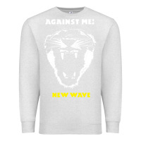 Oatmeal Heather against me wave tour 2022 Premium Sweatshirt - linhVisuals