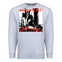 Heather Grey against me white crosses tour 2022 Premium Sweatshirt - linhVisuals