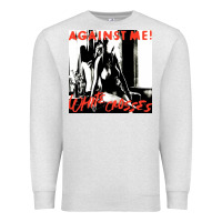 Oatmeal Heather against me white crosses tour 2022 Premium Sweatshirt - linhVisuals