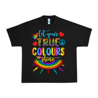 Black Let Your True Colours Shine Urban Heavy Tee - BundleAndBundleShop