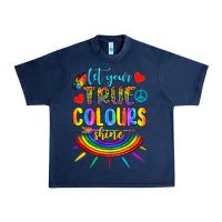 Navy Let Your True Colours Shine Urban Heavy Tee - BundleAndBundleShop