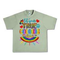 Oil Green Let Your True Colours Shine Urban Heavy Tee - BundleAndBundleShop