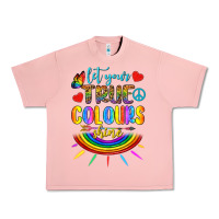 Salmon Let Your True Colours Shine Urban Heavy Tee - BundleAndBundleShop