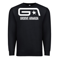 Black GROOVE ARMADA NORTHERN STAR Premium Sweatshirt - linhVisuals