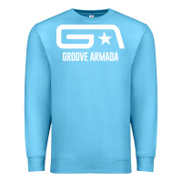 Ocean Blue GROOVE ARMADA NORTHERN STAR Premium Sweatshirt - linhVisuals