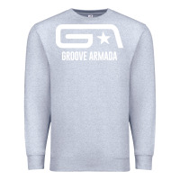 Heather Grey GROOVE ARMADA NORTHERN STAR Premium Sweatshirt - linhVisuals