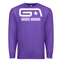 Purple GROOVE ARMADA NORTHERN STAR Premium Sweatshirt - linhVisuals