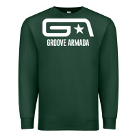 Sports Green GROOVE ARMADA NORTHERN STAR Premium Sweatshirt - linhVisuals