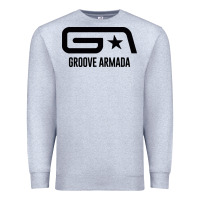 Heather Grey GROOVE ARMADA Premium Sweatshirt - linhVisuals
