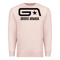 Pale Pink GROOVE ARMADA Premium Sweatshirt - linhVisuals
