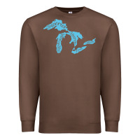 Chestnut great lakes of michigan Premium Sweatshirt - linhVisuals