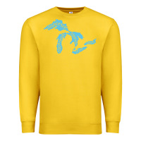 Lemon great lakes of michigan Premium Sweatshirt - linhVisuals