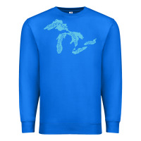 True Royal great lakes of michigan Premium Sweatshirt - linhVisuals