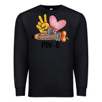 Black peace love pre k Premium Sweatshirt - JahusDesignShop
