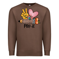 Chestnut peace love pre k Premium Sweatshirt - JahusDesignShop