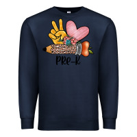 Navy peace love pre k Premium Sweatshirt - JahusDesignShop