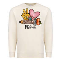 Sandshell peace love pre k Premium Sweatshirt - JahusDesignShop