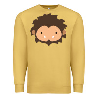 Antique Gold Sneaky Sasquatch Big Head Premium Sweatshirt - linhVisuals