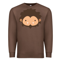 Chestnut Sneaky Sasquatch Big Head Premium Sweatshirt - linhVisuals
