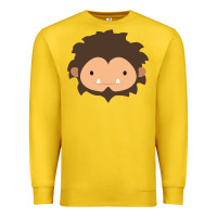 Lemon Sneaky Sasquatch Big Head Premium Sweatshirt - linhVisuals
