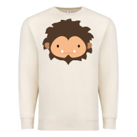 Sandshell Sneaky Sasquatch Big Head Premium Sweatshirt - linhVisuals