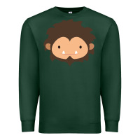 Sports Green Sneaky Sasquatch Big Head Premium Sweatshirt - linhVisuals