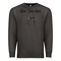 Smoke Never SHOUT Never Premium Sweatshirt - linhVisuals