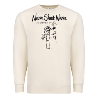 Sandshell Never SHOUT Never Premium Sweatshirt - linhVisuals