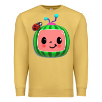 Antique Gold cocomelon, kids, kindergarten, kids songs Premium Sweatshirt - linhVisuals