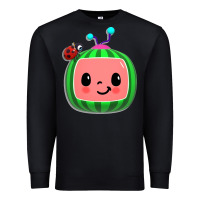Black cocomelon, kids, kindergarten, kids songs Premium Sweatshirt - linhVisuals