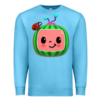 Ocean Blue cocomelon, kids, kindergarten, kids songs Premium Sweatshirt - linhVisuals