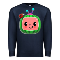 Navy cocomelon, kids, kindergarten, kids songs Premium Sweatshirt - linhVisuals