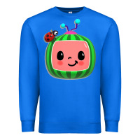 True Royal cocomelon, kids, kindergarten, kids songs Premium Sweatshirt - linhVisuals