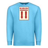 Ocean Blue this way up Premium Sweatshirt - linhVisuals