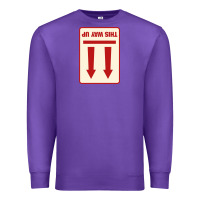 Purple this way up Premium Sweatshirt - linhVisuals