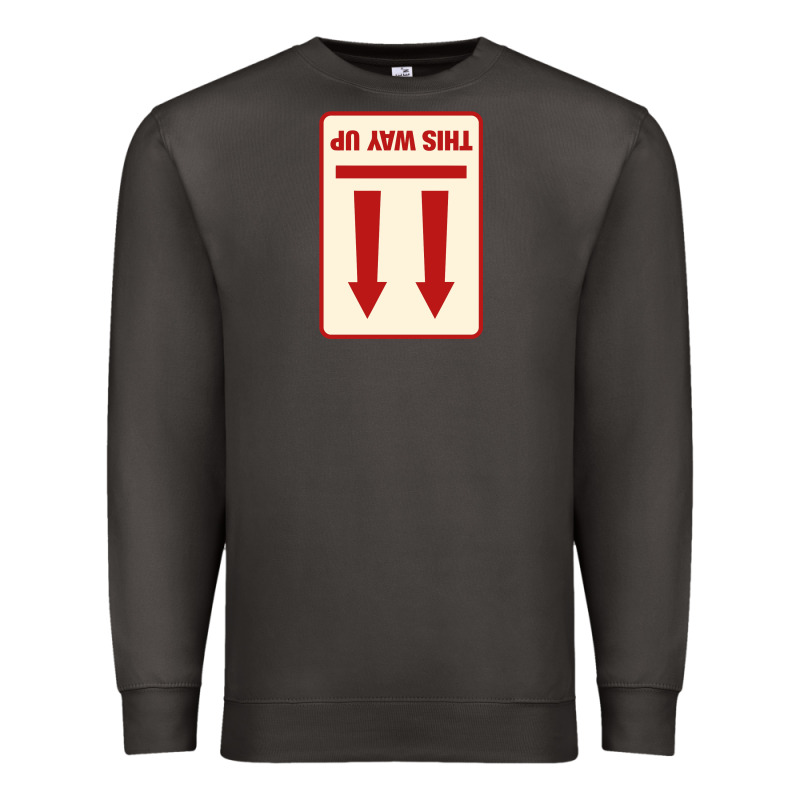 This Way Up Premium Sweatshirt by linhVisuals | Teevron