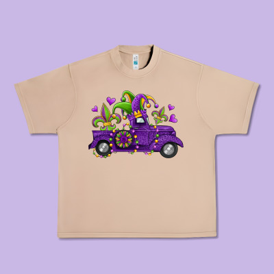 Mardi Gras Truck Urban Heavy Tee Designed By Jasminsmagicworld