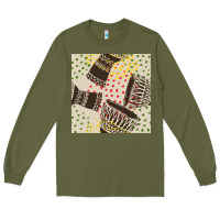 Army Green african drum seamless pattern Long Sleeve Tee - BundleAndBundleShop