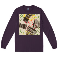Plum african drum seamless pattern Long Sleeve Tee - BundleAndBundleShop