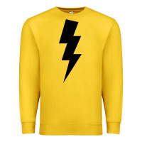 Lemon lightning bolt Premium Sweatshirt - linhVisuals