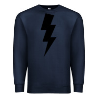 Navy lightning bolt Premium Sweatshirt - linhVisuals