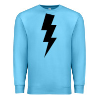 Ocean Blue lightning bolt Premium Sweatshirt - linhVisuals