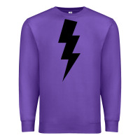 Purple lightning bolt Premium Sweatshirt - linhVisuals