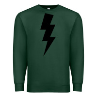 Sports Green lightning bolt Premium Sweatshirt - linhVisuals