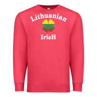 Cardinal lucky lithuanian irish flag shamrock leaf st patricks day Premium Sweatshirt - linhVisuals