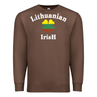 Chestnut lucky lithuanian irish flag shamrock leaf st patricks day Premium Sweatshirt - linhVisuals