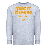 Heather Grey mac n' cheese funny macaroni with cheese lover gift Premium Sweatshirt - linhVisuals